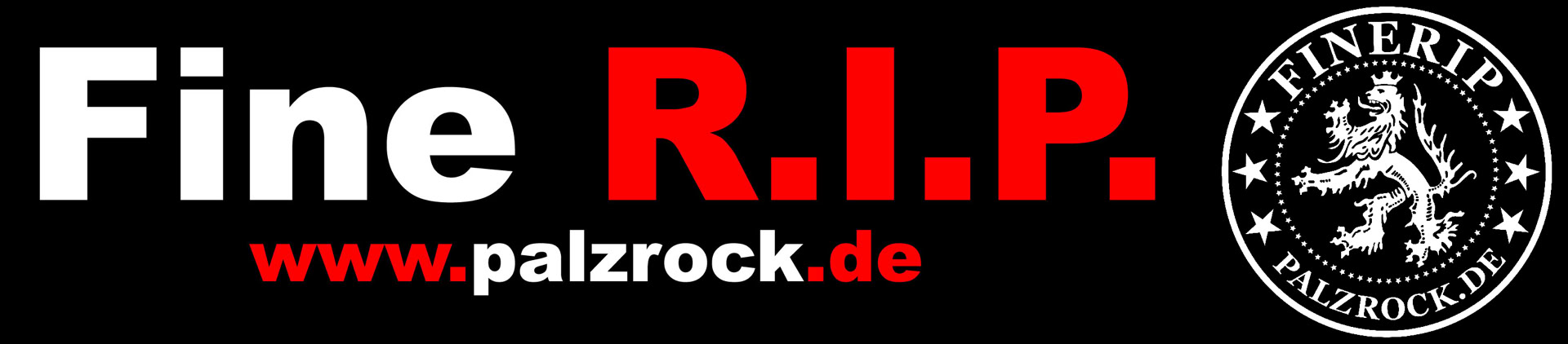 Alex Franken Schlagzeuger Fine R.I.P. Fine Rip Logo
