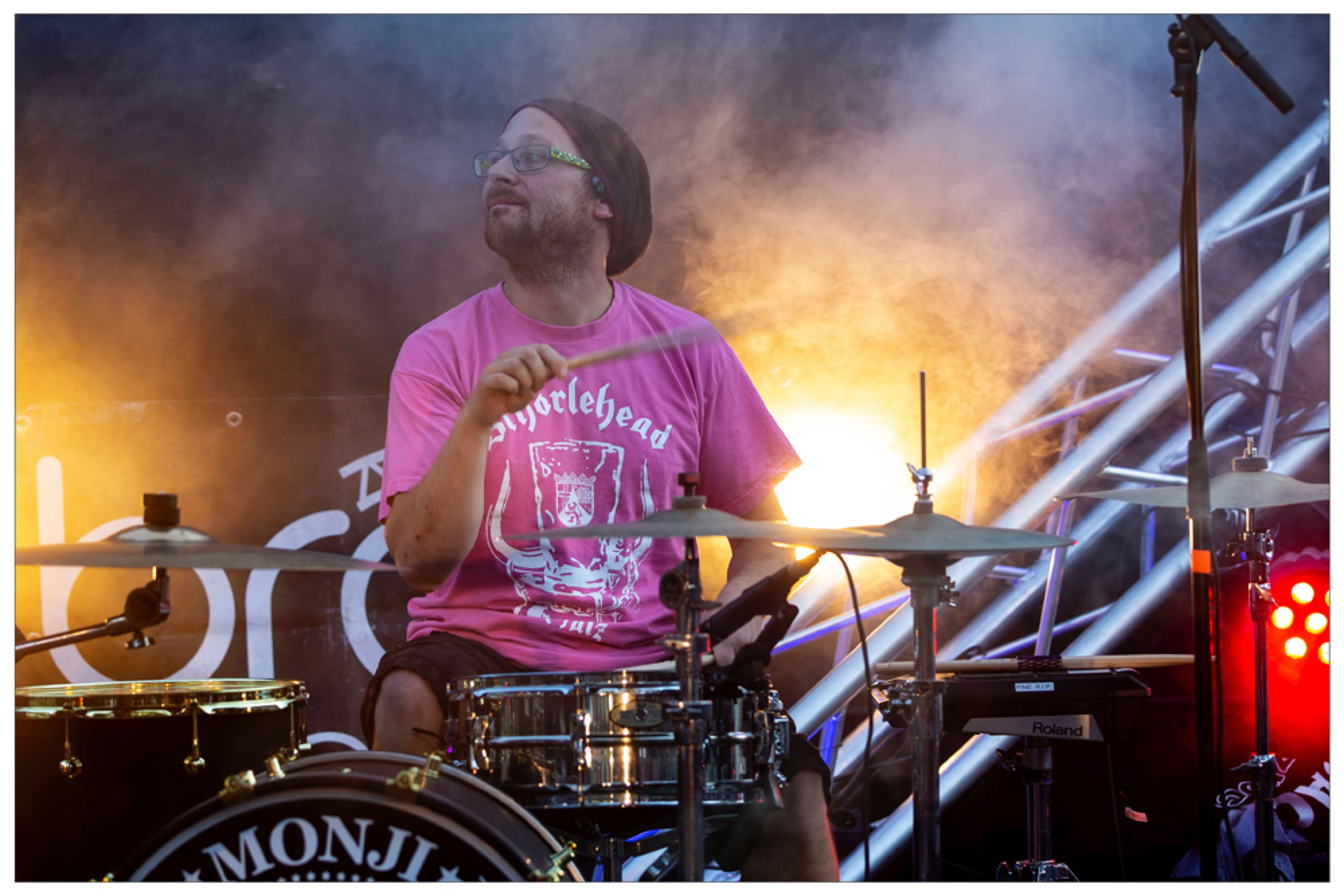 Alex Franken Schlagzeuger Schörlehead rosa